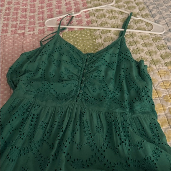 Sundance Teal Eyelet Dress - Picture 2 of 4